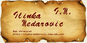 Ilinka Medarović vizit kartica